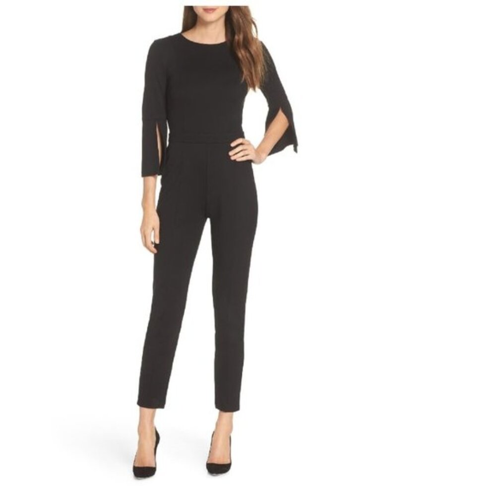 Ali & Jay Slit Sleeve Slim Leg Jumpsuit